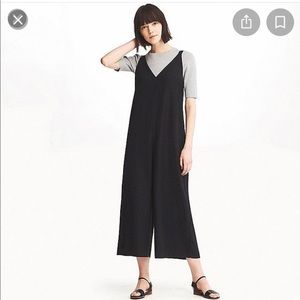 Uniqlo Linen-Rayon Blend Jumpsuit